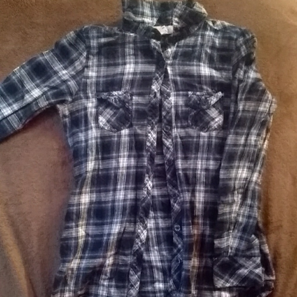 Blue plaid